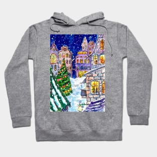 Winter illustration Hoodie